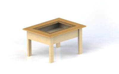 Kinetic Sand Art Coffee Table